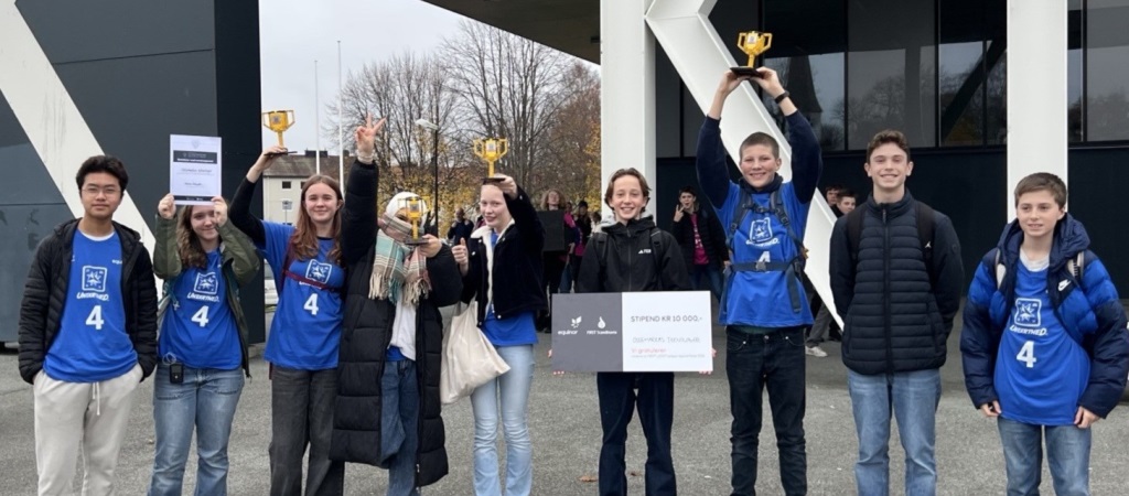 Her er laget etter premieutdelingen i den regionale finalen 